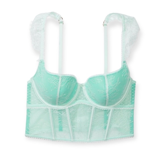 Victoria Secret dream Angels lace cap- sleeve corset - Picture 4 of 7